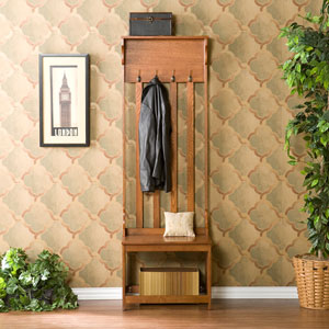 Mission Oak Entry Storage Bench HE4080 (SEIFS)