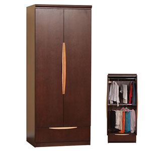 The George Wardrobe W/ Double Hanging KG3301W-B(GH)