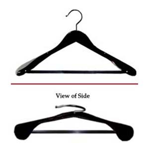 Libra Wide Shoulder Suit Hanger Midnight Black LBB8852 (PMF)