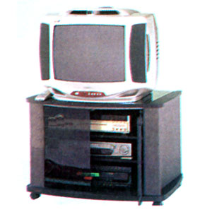 T.V. Stand In Black LK80 (E&S)