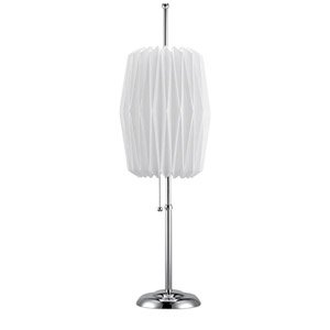Accordian Table Lamp LS-2488C/WHT (LS)