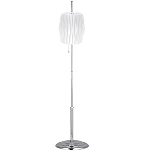 Accordian Floor Lamp LS-8488C/WHT (LS)