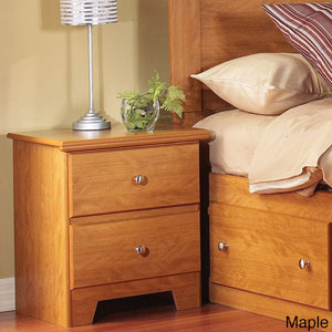 Wood grain 2-drawer Nightstand LTL-COL-B-220(OFS)