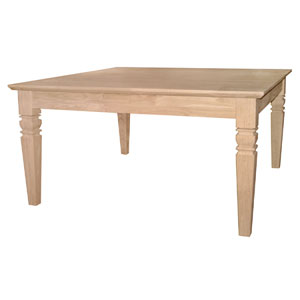Unfinished Java Square Coffee Table OT-60SC (IC)