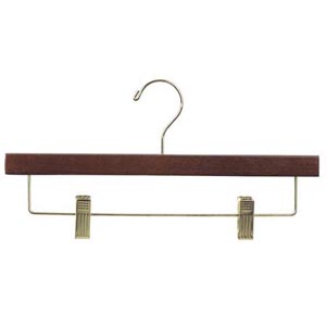 Pant Hanger with Clips in Mahogany Finish PRD9011M (PM)