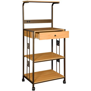Microwave Cart with Wood Top R0018(HSFS)