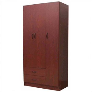 Home Wardrobe with Three Doors and Two Drawers RLN320_(HHFS)