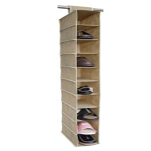 Ten Shelf Hanging Closet Organizer SB10212(HDS)