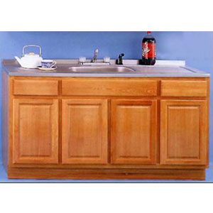 Solid Oak Sink Cabinet  SBW60 (ARC)