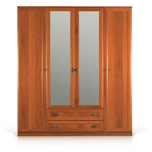 4-Door Wardrobe With 2 Draws SB-074(ACE)