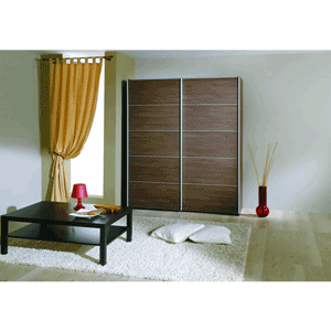 Irbis Dark Oak Sliding Door Wardrobe SB-752A(ACE)