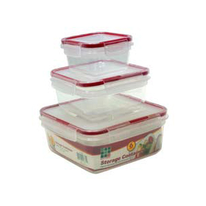 3PC SQ. STORAGE CONTAINER ST SC10635(HDS)