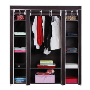 59 In. Portable Clothes Closet Wardrobe ULSF03_(AZFS)