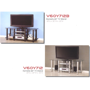 Dynasty 60 In. TV Stand V60Y712(WE)