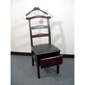 Manchester Chair Valet Mahogany VL16142 (PMFS)