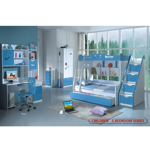 Twin/Full Bunk Bed YA-10_B(PK)