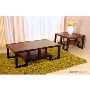 Walnut Finish Occasional Tables C06_(ZC)