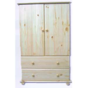 Solid Wood 2-Door Chest CH-2D (AI)