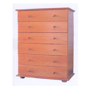 Solid Wood 6-Drawer Chest CH-6D(AI)