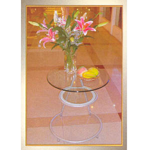 Glass End Table D20 (HT)