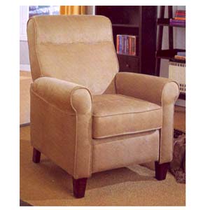 Pure Suede Beige Recliner F7727 (PX)