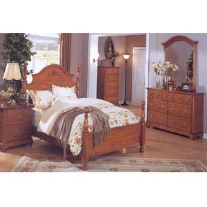 Post Bed Room Set F9091 (PX)