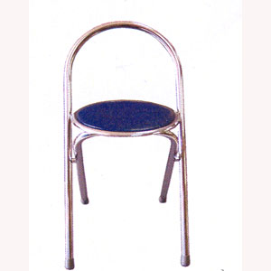 Chrome Finish Folding Stool FFC201_(KU)