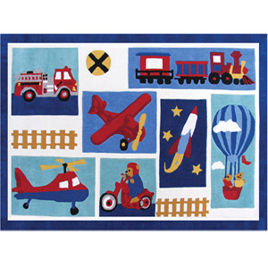 Rug KI001 Cobalt Blue (HD) Kidz Collection