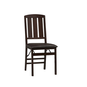 Triena Slat Back Set Of 2 Folding Chair 01828(LNFS)