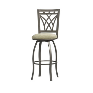 Crown Back Bar Stool 30 In. 02721MTL(LNFS)