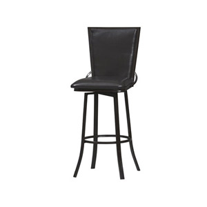 Vinyl Back Counter Stool 24 In. 02726MTL(LN)(Free Shipping)