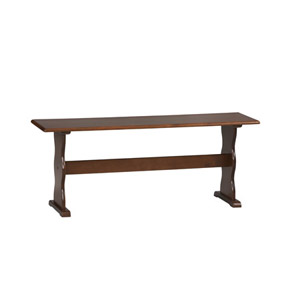 Chelsea Walnut Bench 90367WAL-01-KD-U (LN)