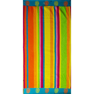 Pastel Stripe Egyptian cotton Beach Towel (RPT)