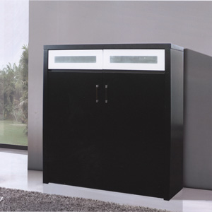 Black And White Shoe Cabinet SC-108(ARH)