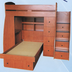 Custom Made Twin/Full Loft Bed T-6(CT)