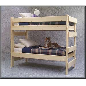 The Premier Solid Wood Adult Bunk Bed 1000 Lbs Wt. Capacity 