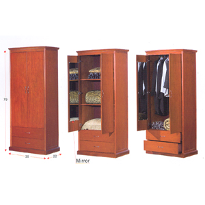 Solid Wood Wardrobe WD-806(ALA)