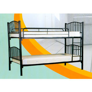 Black Metal Bunk Bed Y1701-TXT (E&S)